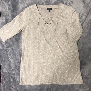 The Limited Front Tie Shirt